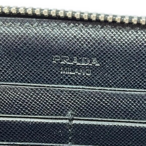 PRADA - Black Nylon Long Wallet - Picture 5 of 5
